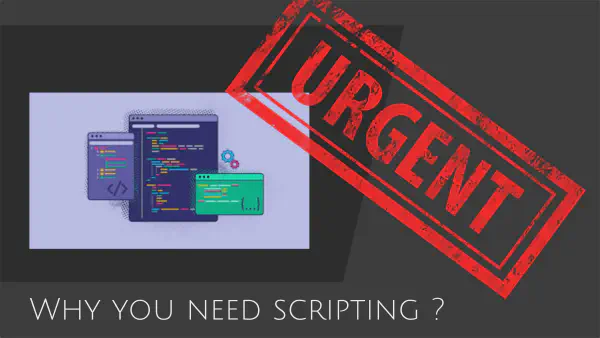 If you don't know scripting in 2024, your doing something wrong